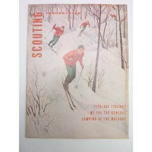Vintage Scouting Magazine January 1962 Vol 50 No. 1 Old-Time Slogan Ballyhooing